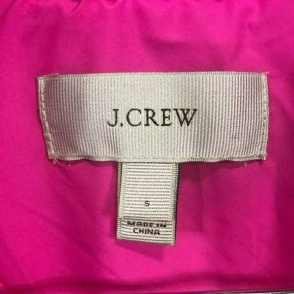 J. Crew Quilted Excursion Down Puffer Vest Barbiecore Hot Pink, Size Small - Picture 3 of 6